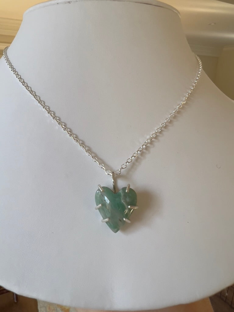 Mtorolite Heart Necklace