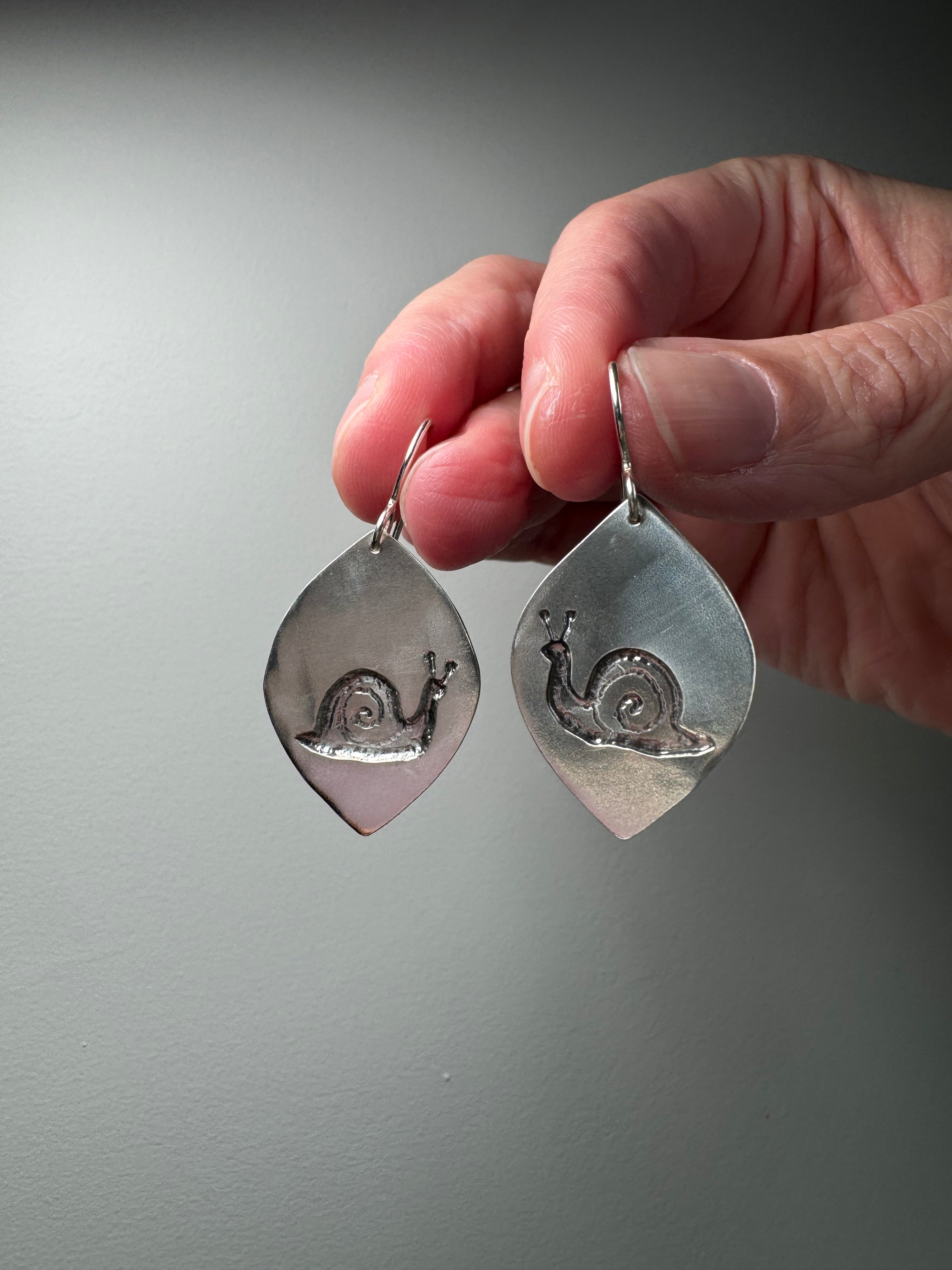 Sterling Silver Snails (MTO)