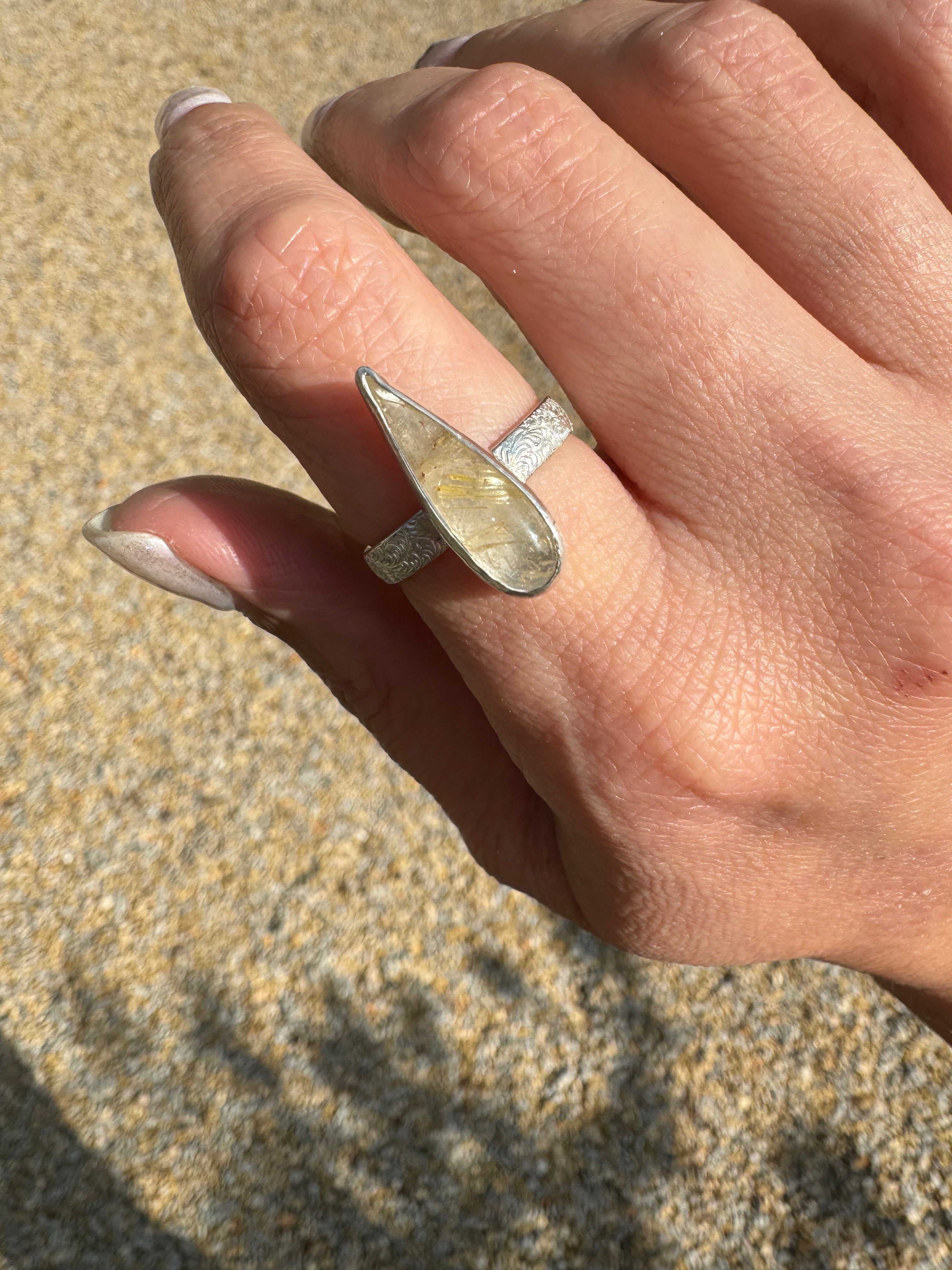 Quartz Ring Size 7/7.25