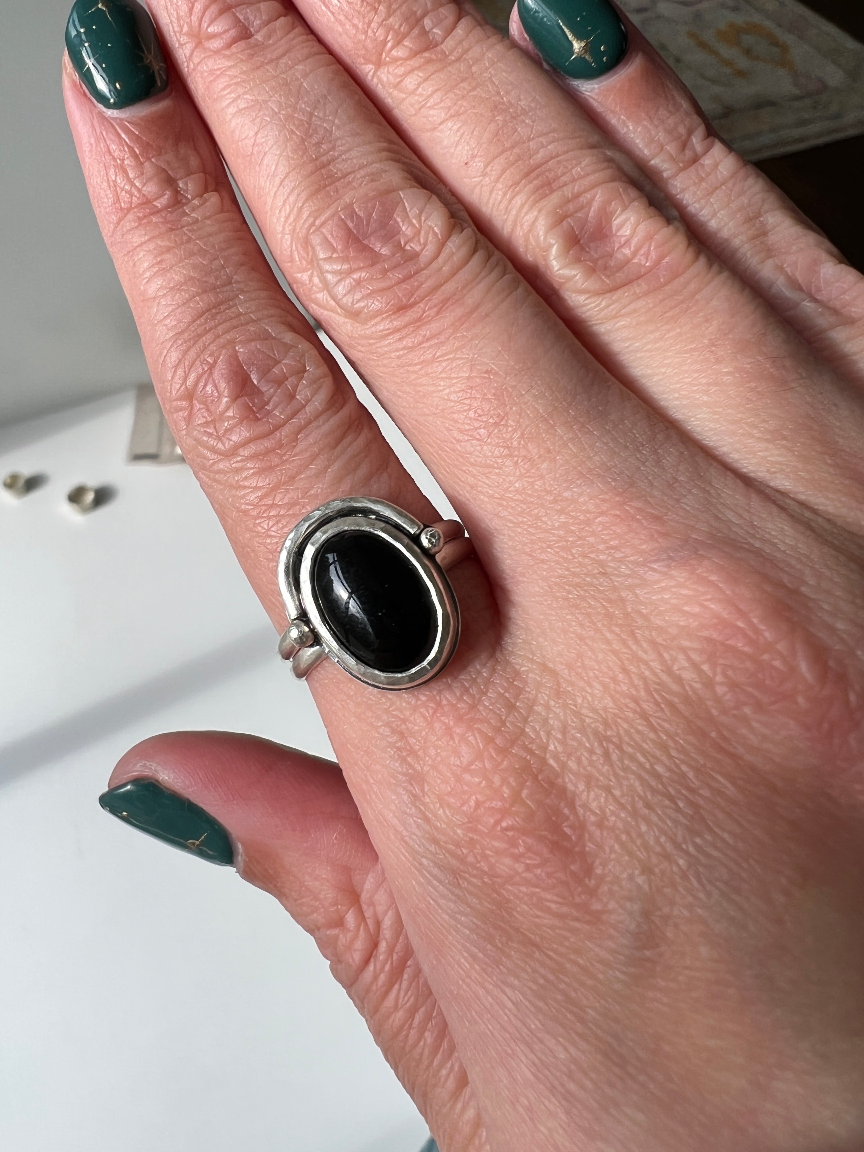 Onyx Ring (Size 10)