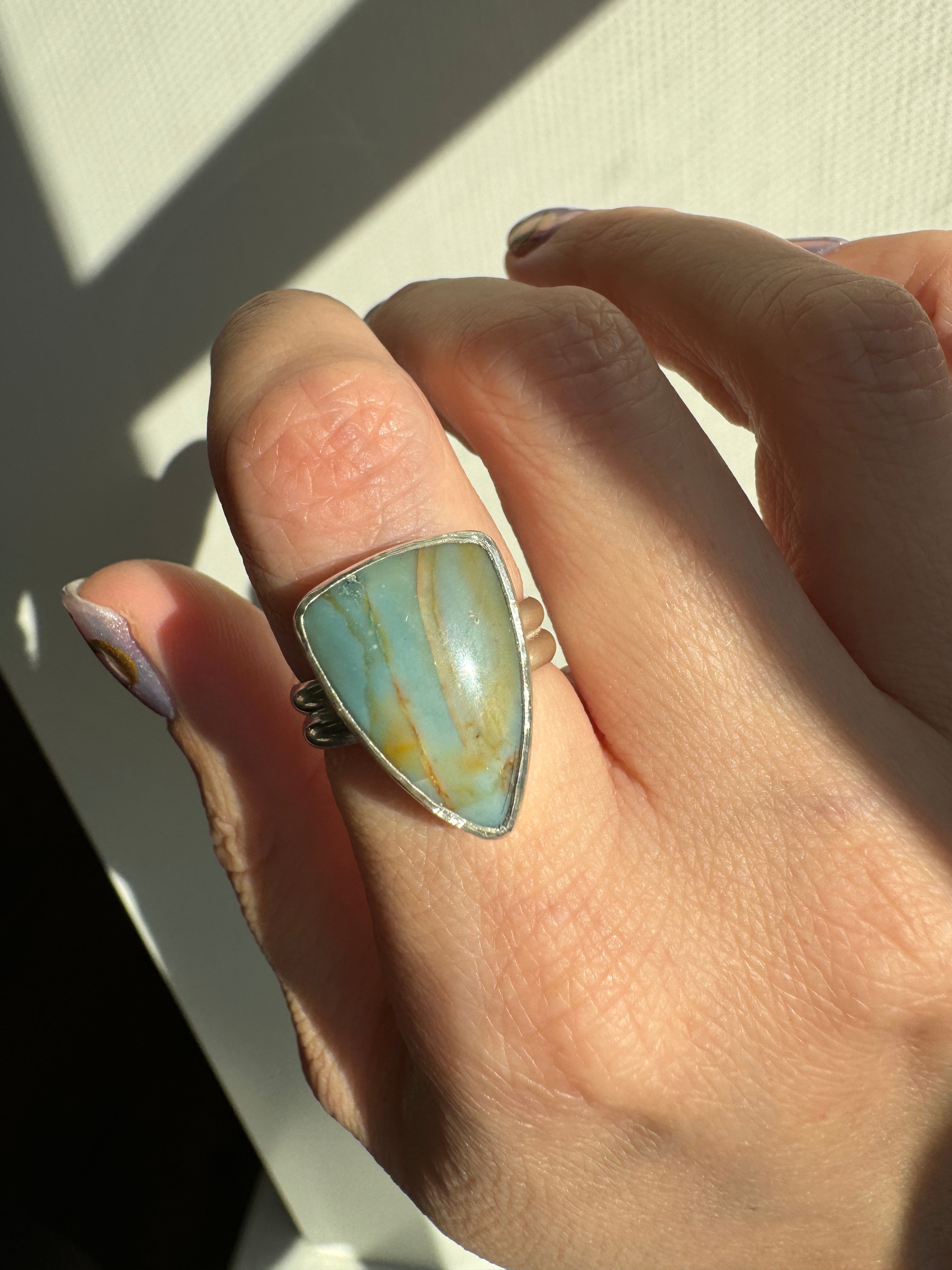 Skaggs Jasper Ring (Size 7.5)