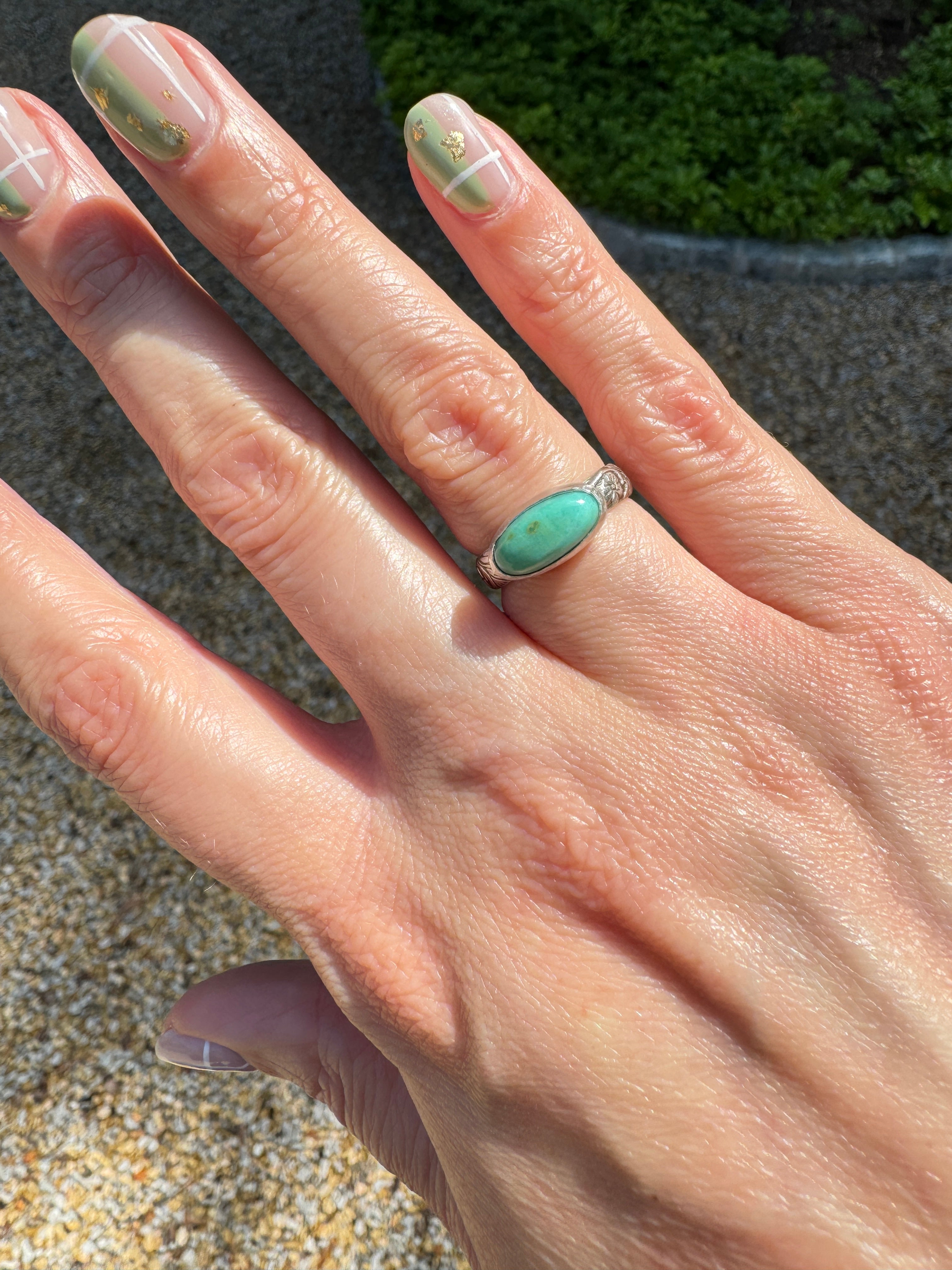 Chrysoprase Ring (Size 5.5/5.75)