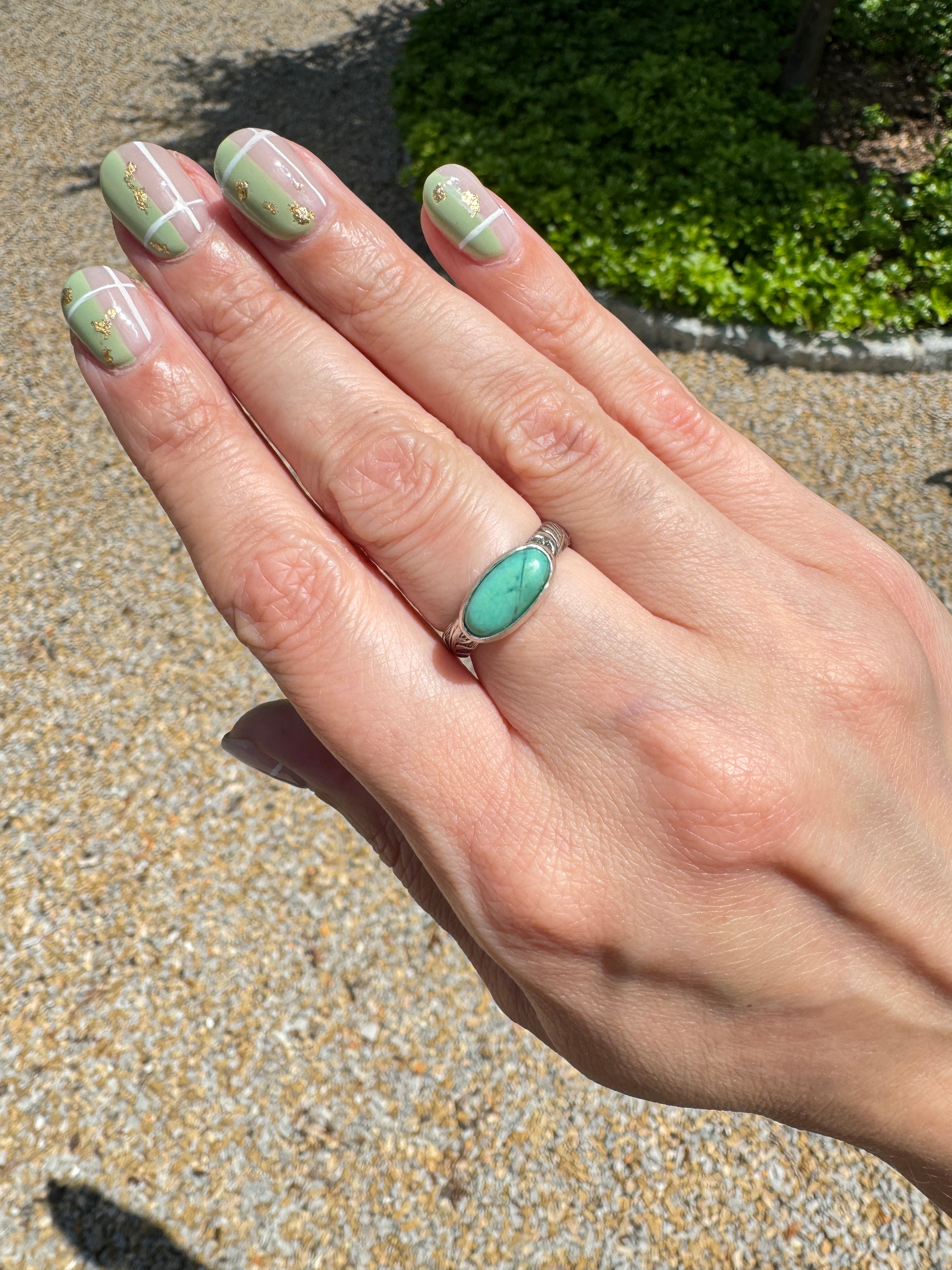 Chrysoprase Ring (Size 7/7.25)